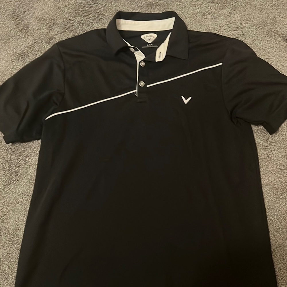 Black Callaway golf polo
